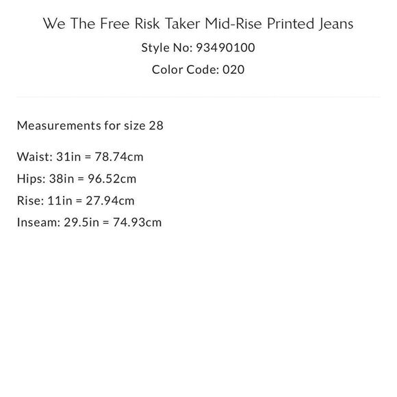 Free People Risk Taker Mid Rise Printed Jeans in Tea Combo-Cow Print - Picture 7 of 10